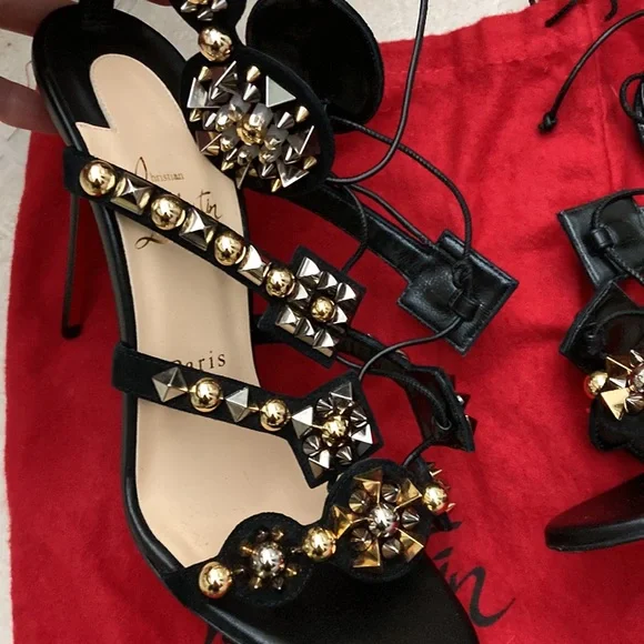 Rare Louboutin Kaleikita heels new - Picture 3 of 16